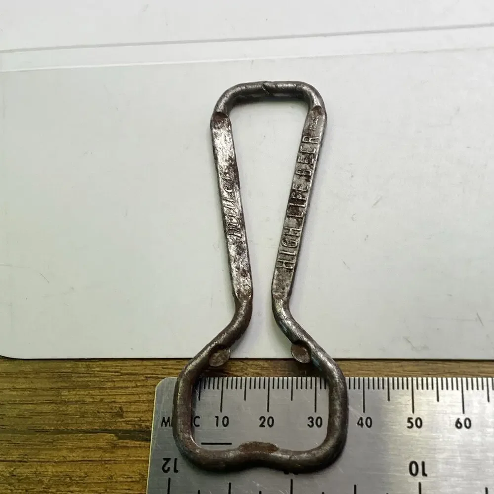 Vintage Miller High Life Beer Bottle Opener And Stickers
